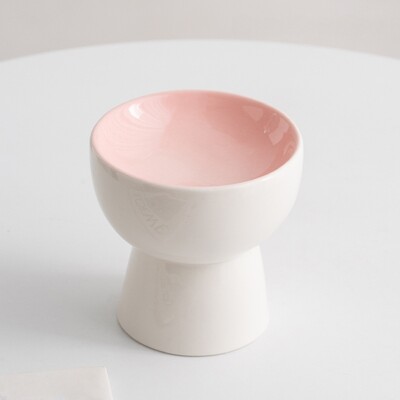 Kerámia macska tál magas macskaeledel tál kiskutya cica etetőasztal állateledel edények