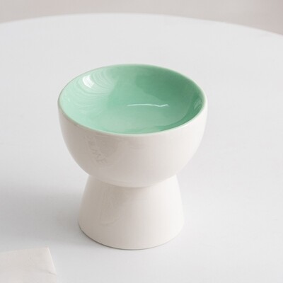 Kerámia macska tál magas macskaeledel tál kiskutya cica etetőasztal állateledel edények