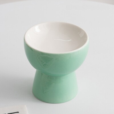 Kerámia macska tál magas macskaeledel tál kiskutya cica etetőasztal állateledel edények