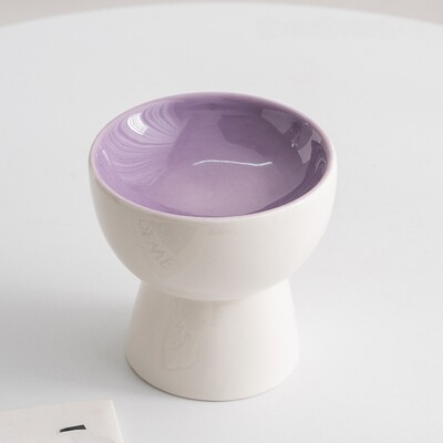 Kerámia macska tál magas macskaeledel tál kiskutya cica etetőasztal állateledel edények