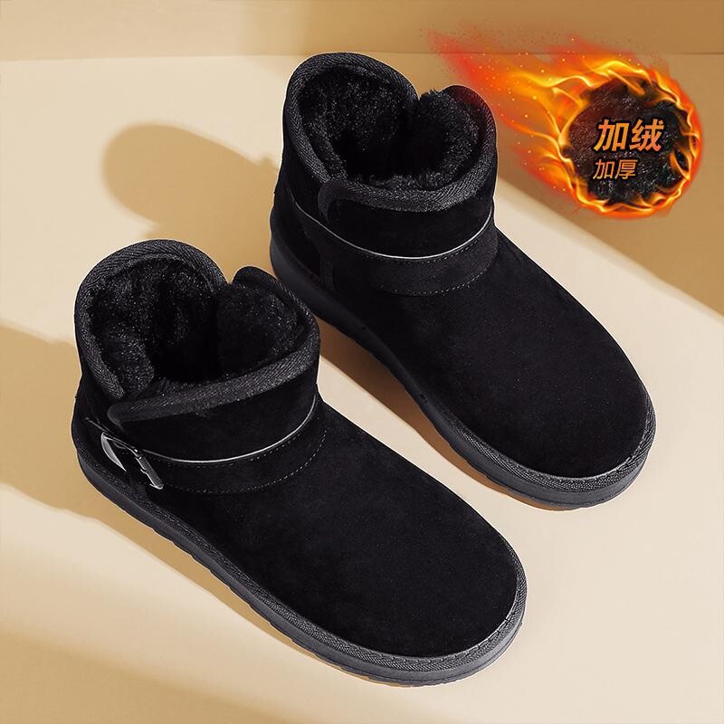 Iarna 2024, noi de nord-est de înaltă calitate, cizme de zăpadă îngroșate cu catifea, pentru bărbați și femei, perechi de pantofi din bumbac populari transfrontalier