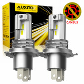AUXITO 1/2X H4 λαμπτήρας LED Super Bright HB2 9003 CSP Προβολέας LED Canbus High & Low Beam για Audi Honda Μοτοσικλέτα H4 LED Προβολέας