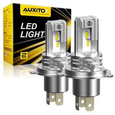 AUXITO 1/2X H4 λαμπτήρας LED Super Bright HB2 9003 CSP Προβολέας LED Canbus High & Low Beam για Audi Honda Μοτοσικλέτα H4 LED Προβολέας
