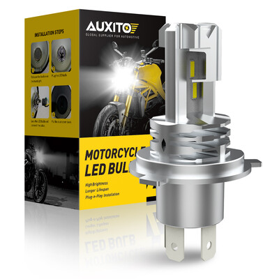 AUXITO 1/2X H4 λαμπτήρας LED Super Bright HB2 9003 CSP Προβολέας LED Canbus High & Low Beam για Audi Honda Μοτοσικλέτα H4 LED Προβολέας