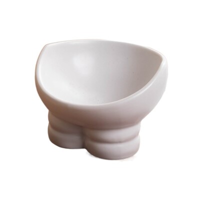 Κεραμικό μπολ γάτας Χαριτωμένο λοξό στόμα Λεκάνη τροφοδοσίας σκύλου πολλαπλών χρήσεων Μεγάλης χωρητικότητας κατοικίδιων ζώων Προστασία λαιμού μπολ ψηλού ποδιού