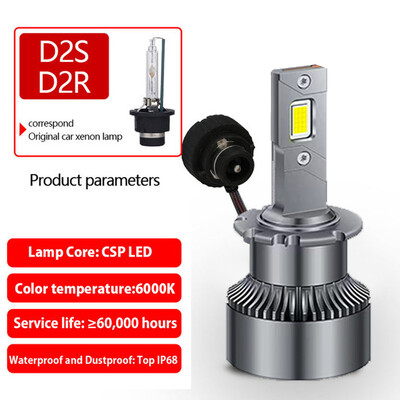 D serijos D1S D3S Led priekinių žibintų lemputės 12V 24V Canbus be klaidų D4S D5S D2S LED žibintai D4R D2R automobilio lempa 35W automatiniai žibintai 6500K