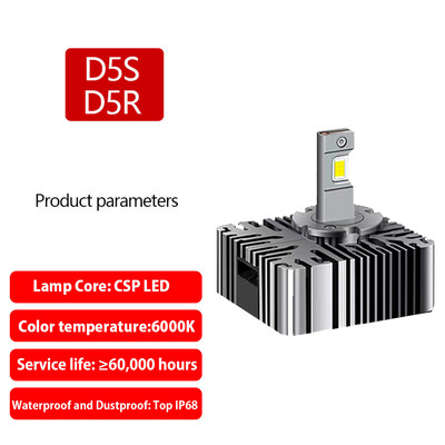 D serijos D1S D3S Led priekinių žibintų lemputės 12V 24V Canbus be klaidų D4S D5S D2S LED žibintai D4R D2R automobilio lempa 35W automatiniai žibintai 6500K