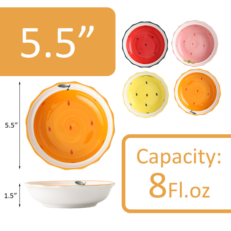 Bol din ceramică pentru pisici, apă de băut pentru pisici de companie, conserve, bol pentru hrana pentru pisici, bol ceramic pentru hrănire pentru pisici și câini de 5,5 inci