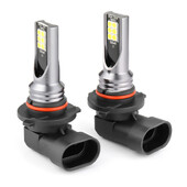 2vnt 9006 HB4 automobilio LED priekiniai žibintai 6000K balti rūko žibintai 10000LM itin ryškūs LED dienos žibintai, automobilių priedai