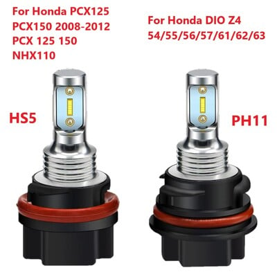 2tk PH11 9014 HS5 LED esitule pirn Kaug-Lähituled DC10-30V 12V 24V 6000K YAMAHA SUZUKI HONDA jaoks.