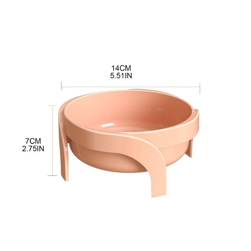Raised Cat Bowl Neck Protection κατά του εμετού Ανυψωμένα μπολ για σκύλους με μονό πιάτο βάσης για μικρομεσαίους σκύλους