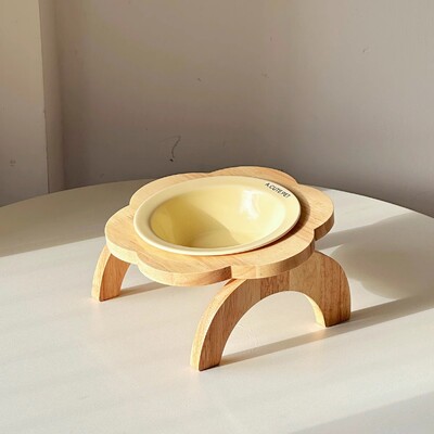 Katės dubuo Keraminė lėkštės dubuo kačių maisto dubuo šunų dubuo naminių kačių lėkštė Katės maisto dubuo Ryžių dubuo Aukšta pėdų apsauga, kaklas