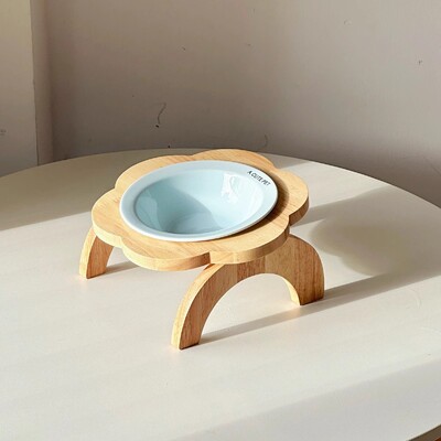 Katės dubuo Keraminė lėkštės dubuo kačių maisto dubuo šunų dubuo naminių kačių lėkštė Katės maisto dubuo Ryžių dubuo Aukšta pėdų apsauga, kaklas