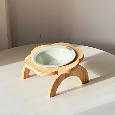 Katės dubuo Keraminė lėkštės dubuo kačių maisto dubuo šunų dubuo naminių kačių lėkštė Katės maisto dubuo Ryžių dubuo Aukšta pėdų apsauga, kaklas