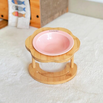 Katės dubuo Keraminė lėkštės dubuo kačių maisto dubuo šunų dubuo naminių kačių lėkštė Katės maisto dubuo Ryžių dubuo Aukšta pėdų apsauga, kaklas