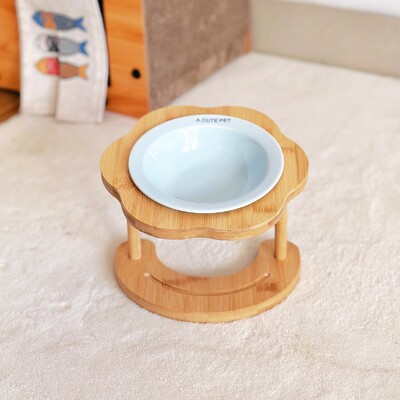 Katės dubuo Keraminė lėkštės dubuo kačių maisto dubuo šunų dubuo naminių kačių lėkštė Katės maisto dubuo Ryžių dubuo Aukšta pėdų apsauga, kaklas