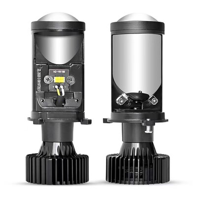 Y6D Lens H4 LED priekinis žibintas Universalus 12V motociklo automobilio žibintas toli integruotas Y7 tipo universalus lemputės automobilio motociklo priekinis žibintas