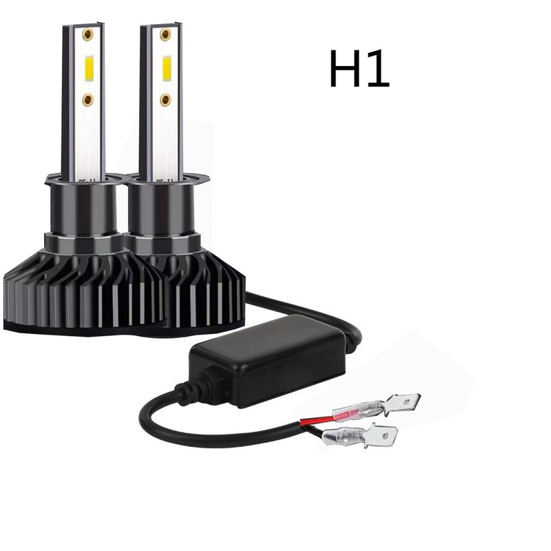 Automobilio priekiniai žibintai H4 H7 LED H11 9005 3000K geltona šviesa 6000K balta šviesa prožektorius karalius 160W 24000LM apšvietimas 1860 CSP12V LED galvutė