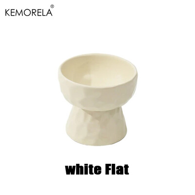 Kaķu keramikas bļoda gradienta lolojumdzīvnieku barība ūdens barotavas Mazie suņi Dzeršanas ēšanas piederumi Pacelti noliekti kaķi kucēnu barošanas piederumi