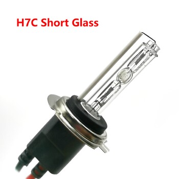 Μεταλλικοί λαμπτήρες H7C Short Glass 35W 55W Premium 12V AC h7c Short Glass hid Globes 12v Cars HID Headlamps Auto Lighting Bulbs