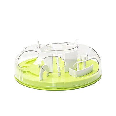 Puzzle pentru pisici Jucărie interactivă de distribuire a tratatului Îmbunătățirea mintală Jucărie pentru hrănire lentă Interesant labirint pentru pisici Bol cu tavă pentru hrănire lentă