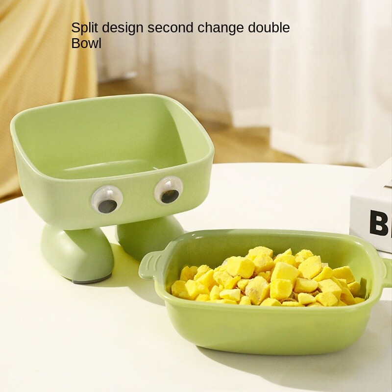 Μπολ για γάτες για σκύλους κατοικίδιων ζώων με υπερυψωμένη βάση Τροφή για κατοικίδια Τροφή για γάτες Protect Cervical Vertebra Μπολ για γάτες για σκύλους Προϊόντα για κατοικίδια