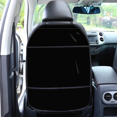 1 buc. Protector pentru spate scaun auto pentru copii din desene animate covoraș anti lovitură cu geantă Protector pentru spate scaun mașină anti lovitură