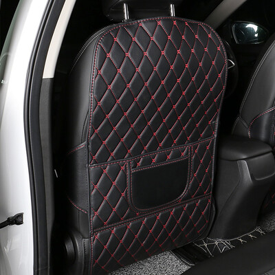 Set Anti Kick Pad for Toyota Prius 2012-2022 PU Odiniai Automobiliniai Kilimėliai Automatiniai Sėdynės Atlošo Apsauginiai Užvalkalai Auto Priedai