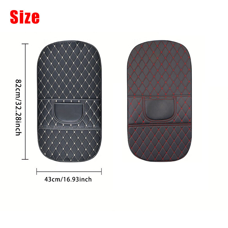 Set Anti Kick Pad for Toyota Prius 2012-2022 PU Odiniai Automobiliniai Kilimėliai Automatiniai Sėdynės Atlošo Apsauginiai Užvalkalai Auto Priedai