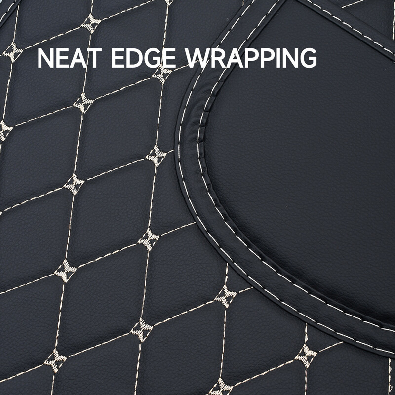 Paredzēts Nissan Ariya 2022-2023 Automašīnas PU ādas pretsitiena paklājiņš, automašīnas pretsitiena aizsargs Paklājiņi sēdekļa atzveltnes aizsargi