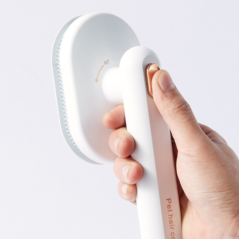 Piepteni pentru pisici cu rotație de 90 ° Perie cu ac de îngrijire Masaj magic Dispozitiv de îndepărtare a părului de pisică pentru animale de companie Pieptene de îndepărtare a părului pentru cățeluș Accesorii pentru pisicuțe