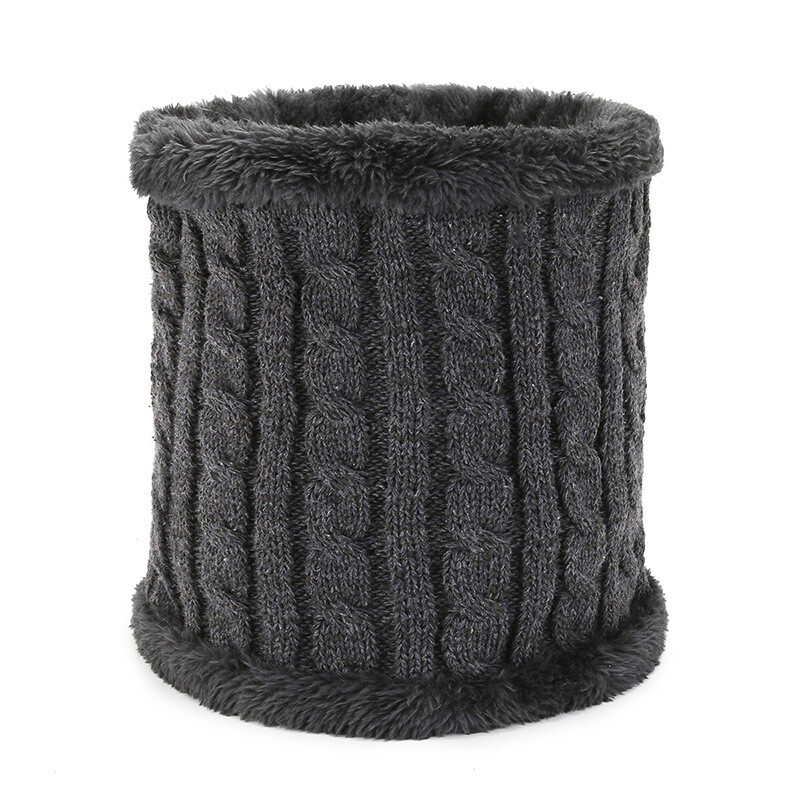 Eșarfe de toamnă și iarnă pentru bărbați și femei, eșarfe de lână calde îngroșate și catifelate, cu ridicata transfrontalier, în aer liber, eșarfă tricotată pentru bicicletă multifuncțională.