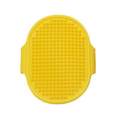 Suņu kopšanas birste mājdzīvnieku šampūna ķemme Mīksta gumijas cimdu matu kopšanas masāžas ķemme ar regulējamu siksnu īsiem gariem matiem