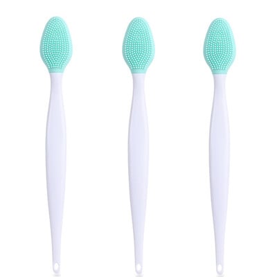 Perie de îngrijire a pisicilor pentru acneea bărbiei pisicii, perie de exfoliere cu semințe negre de pisică, racletă din silicon moale pentru îngrijirea acneei pentru bărbia de pisică