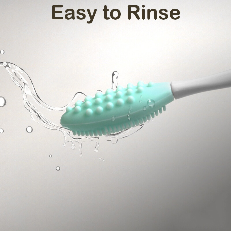 Perie de îngrijire a pisicilor pentru acneea bărbiei pisicii, perie de exfoliere cu semințe negre de pisică, racletă din silicon moale pentru îngrijirea acneei pentru bărbia de pisică