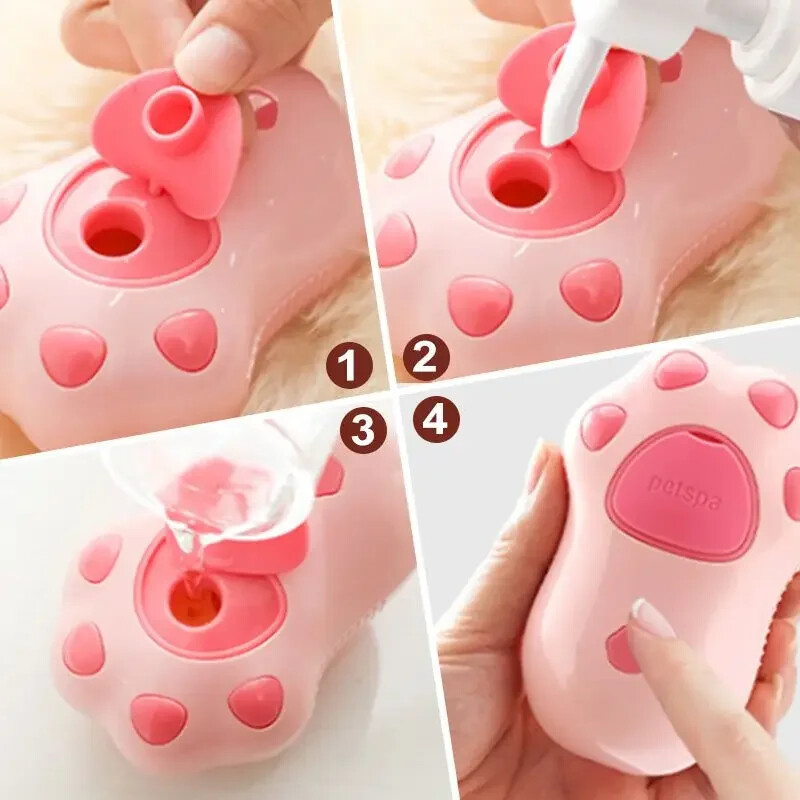 Perie pentru îngrijirea animalelor de companie pentru masaj 3 în 1 spray electric Perie pentru păr de pisică pentru masaj Pieptene pentru îngrijirea animalelor de companie Piepteni pentru îndepărtarea părului