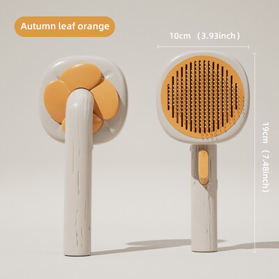 HOOPET Perie pentru îndepărtarea părului de pisică Pieptene de îngrijire pentru îngrijirea părului de câine pentru păr lung câini pisici îndepărta părul perie de baie pentru curățarea animalelor de companie