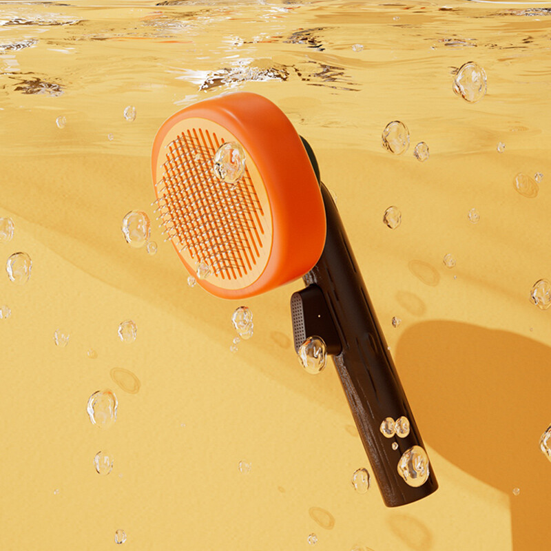 HOOPET Perie pentru îndepărtarea părului de pisică Pieptene de îngrijire pentru îngrijirea părului de câine pentru păr lung câini pisici îndepărta părul perie de baie pentru curățarea animalelor de companie