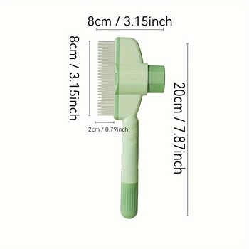 Четка за премахване на косми от кучета Гребен за подстригване и грижа за кучешки косми за дълги косми Куче, домашен любимец премахва космите Почистваща четка за баня Консумативи за кучета