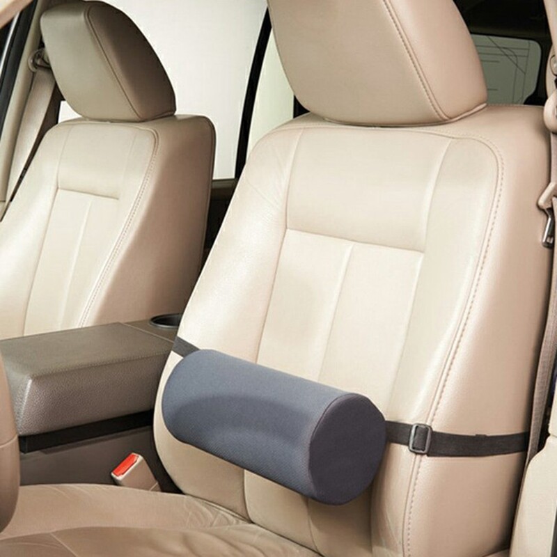 Scaun auto Cilindru de ulei Scaun de birou Protector lombar Protector pentru spate Reducerea oboselii lombare Perna de suport lombar rulant Car Inter