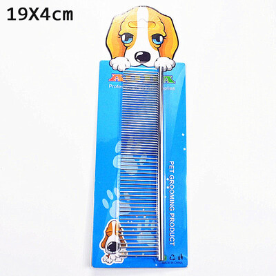 Naminių gyvūnėlių šalinimo šukos nerūdijančio plieno šukos šunims ir katėms švelniai pašalina atsilaisvinusius pavilnius blusų šukos gražiai ir geriau