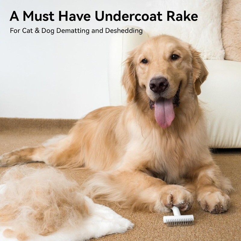 Pieptene pentru înnodarea animalelor de companie pentru pisici cu păr lung Îndepărtați părul plutitor Pieptene pentru manevrabilitate pentru blană mată Grebla pentru îngrijirea animalelor de companie Accesorii pentru pisici