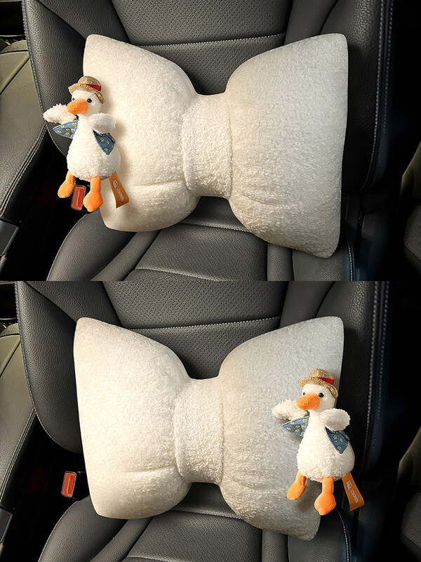 Ziemas pīļu automašīnas galvas balsts jostasvietas balsts jauks drošības jostas plecu pārsegs automašīnas salona noformējums sieviešu stūres pārsegs