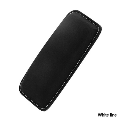 Pernă confortabilă din piele de căprioară pentru mașină Genunchiră mașină Pernă automată Pernă elastică pentru picioare din spumă cu memorie Tetiera Accesorii pentru mașină