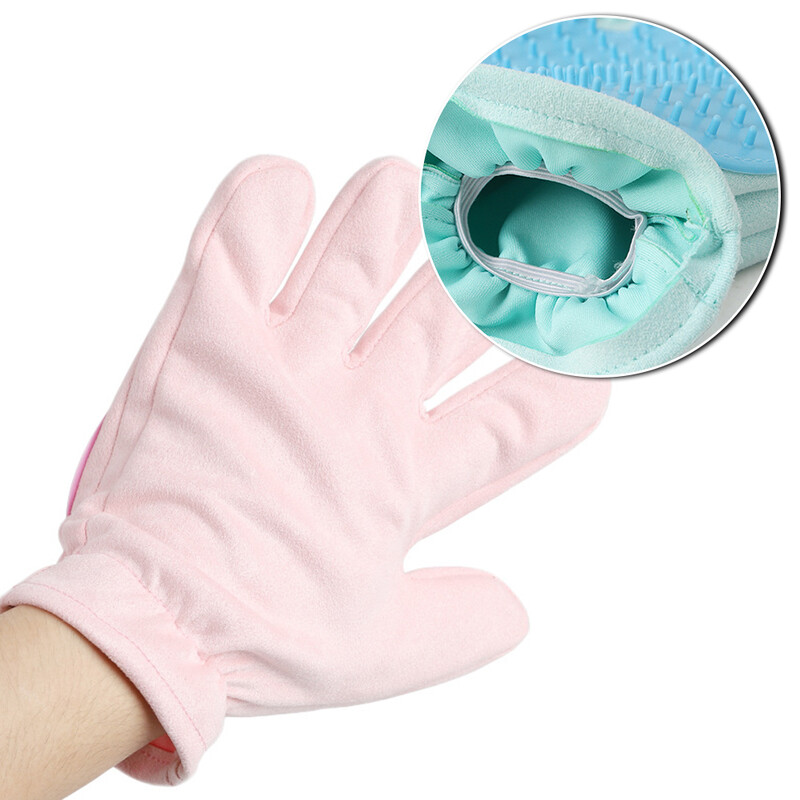 Mănușă drăguță din piele de căprioară, din silicon pentru pisici, câine, perie pentru desfacerea animalelor de companie, mănușă pentru pieptănarea pisicilor din lână animală, mănușă pentru părul animalelor de companie, mănușă pentru îngrijirea animalelor d