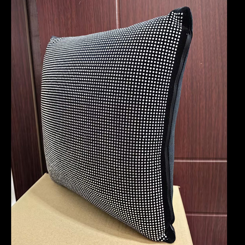 Pernă de susținere lombară pentru mașină cu diamante cu strasuri strălucitoare pentru scaun de birou ține talie pernă multifuncțională pentru spate Accesorii auto