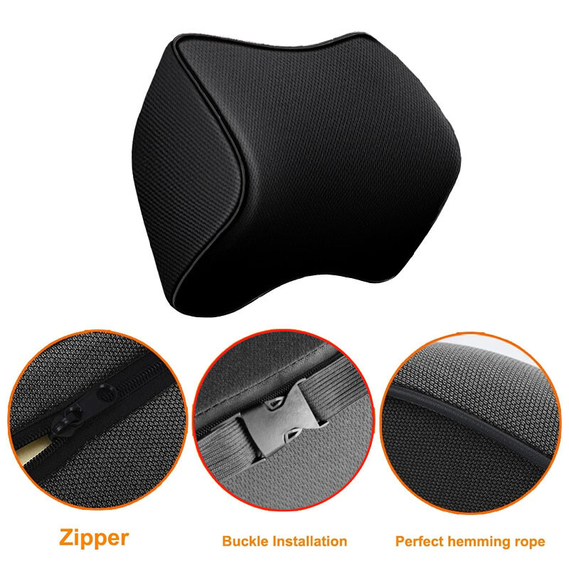 1 buc Pernă de pernă pentru tetieră pentru gât auto Suport pentru cap pentru scaun auto Protector pentru gât Scaun pentru gât, bumbac cu memorie 3D