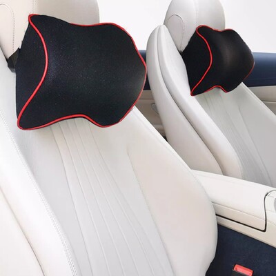 1vnt Automobilio kaklo galvos atramos pagalvės priedai pagalvėlė automatinė sėdynės galvos atrama kaklo apsauga automobilių sėdynės kaklo atrama atmintis medvilnė