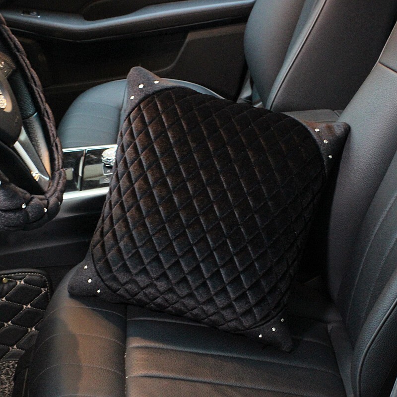 Perla Camelia Floare Strass Mașină Pernă Suport Lombar Pentru Scaun De Birou Țineți Talie Accesorii Multifuncționale pentru Spate