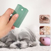 3db/készlet Kétoldalas finom fogú fejtetűszőr tetvek elleni fésűk gyerekeknek Kutya macska bolha műanyag hajfésűk kefe kisállatszőr